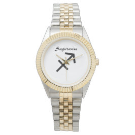 Sagittarius-tecken på Zodiac. Manar Watches. Armbandsur