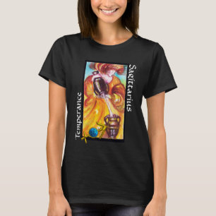 SAGITTARIUS,TEMPERANS TAROT ZODIAC BIRTHDAY-TECKEN T SHIRT