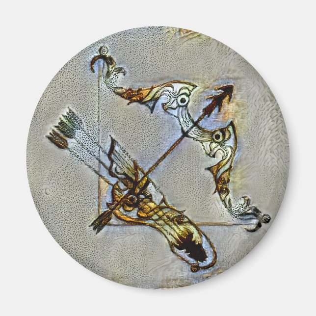Sagittarius Venice Magnet (Framsidan)