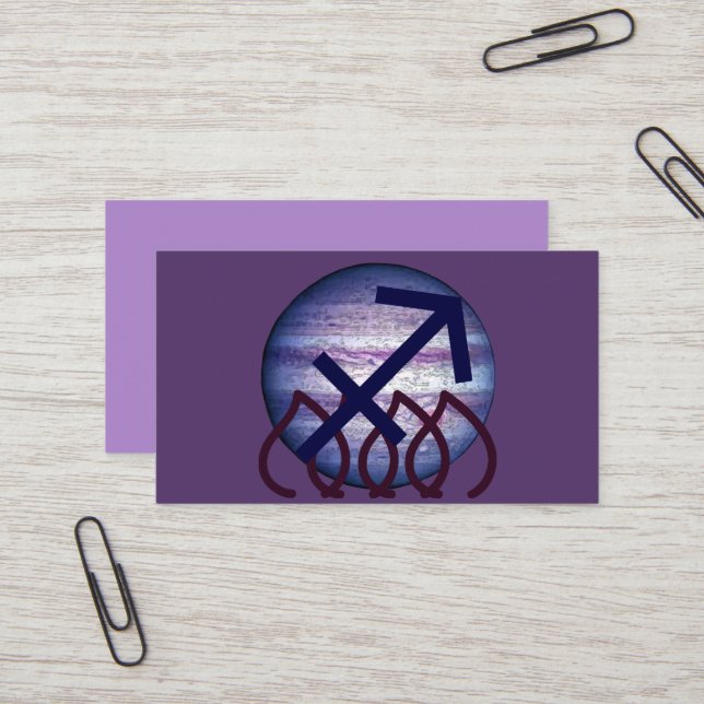 Sagittarius Visitkort (Fram/Back In Situ)