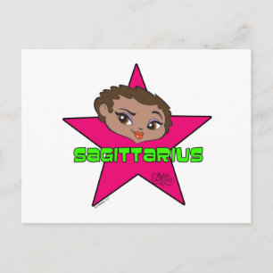 Sagittarius vycard vykort
