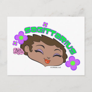 Sagittarius vycard vykort