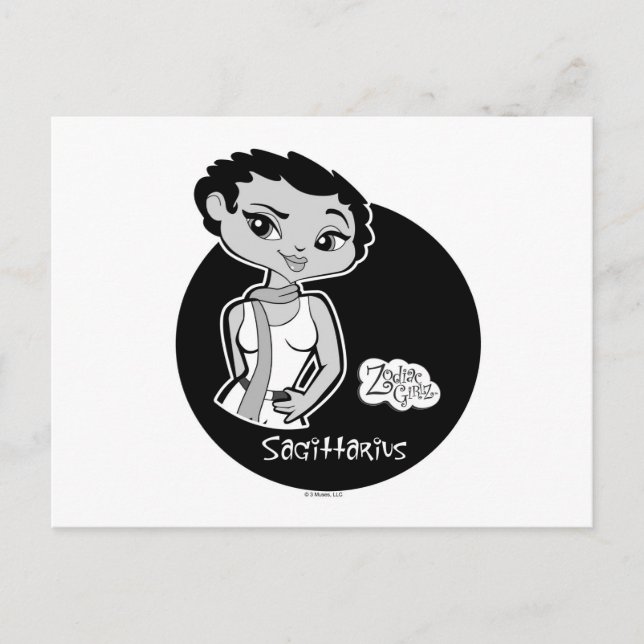 Sagittarius vycard vykort (Framsida)