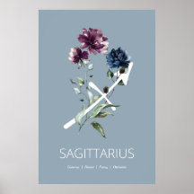 Sagittarius Wall Art-utskrift