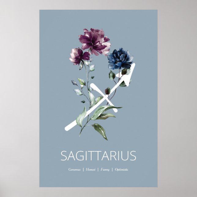 Sagittarius Wall Art-utskrift Poster (Framsidan)