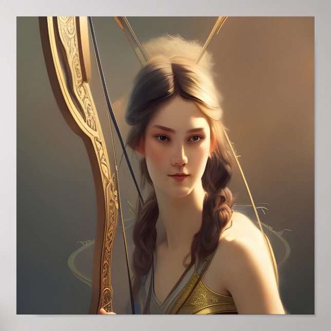 Sagittarius Woman Poster (Framsidan)