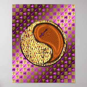 Sagittarius & Wood Råtta Poster
