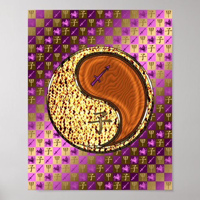 Sagittarius & Wood Råtta Poster (Framsidan)