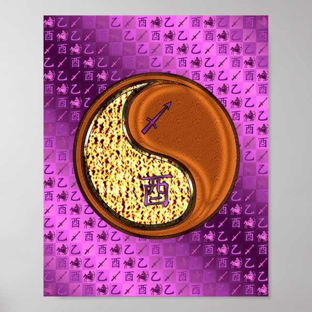 Sagittarius & Wood Tupp Poster (Framsidan)