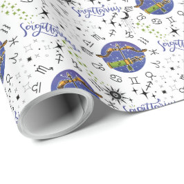 Sagittarius Wrapping Papper Presentpapper