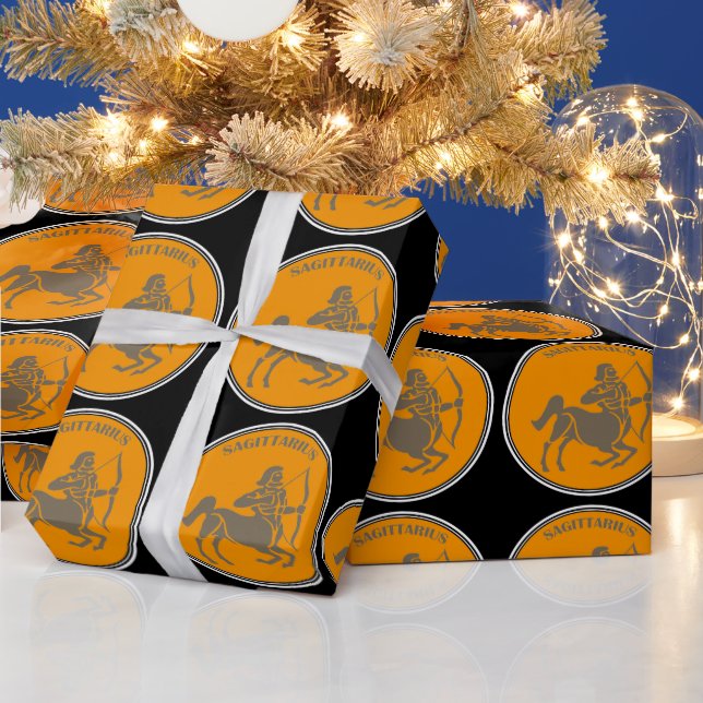 Sagittarius Wrapping Papper Presentpapper (Helgdagar)