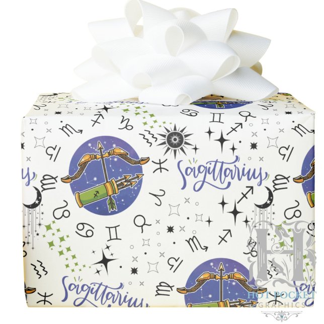 Sagittarius Wrapping Papper Presentpapper (Skapare uppladdad)