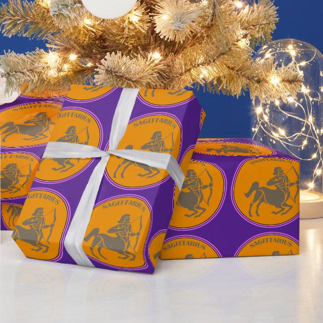 Sagittarius Wrapping Papper Presentpapper (Helgdagar)