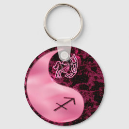 Sagittarius Yin Yang Nyckelring