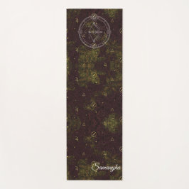 Sagittarius Zodiac Anpassningsbar Lila Guld Flower