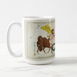 Sagittarius Zodiac Antique Astronomical Chart Kaffemugg
