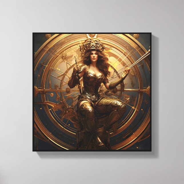 Sagittarius Zodiac Art Canvas  (Framsida)