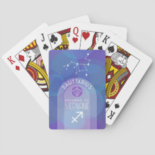 Sagittarius Zodiac Astrology-tecken Foto Birthdate Casinokort