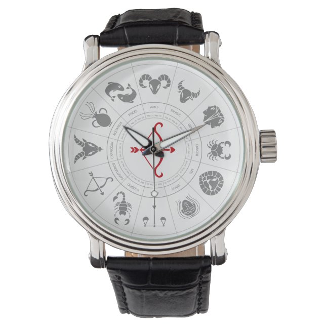Sagittarius Zodiac Birthday Gift Armbandsur (Framsida)