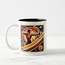 Sagittarius Zodiac Coffee Mugg Male Design