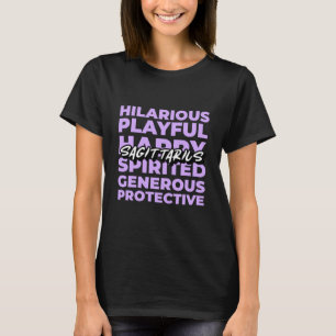 Sagittarius Zodiac-egenskaper T Shirt