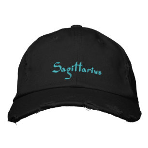 Sagittarius Zodiac Embroiderad kapsyl / hatt Broderad Keps