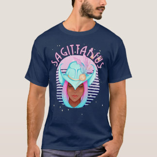 Sagittarius Zodiac Horoscope Underteckna Birthday T Shirt