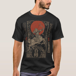 Sagittarius Zodiac Japansk konst | Archer Centaur T Shirt