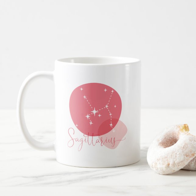 Sagittarius Zodiac Kaffemugg (Med munk)