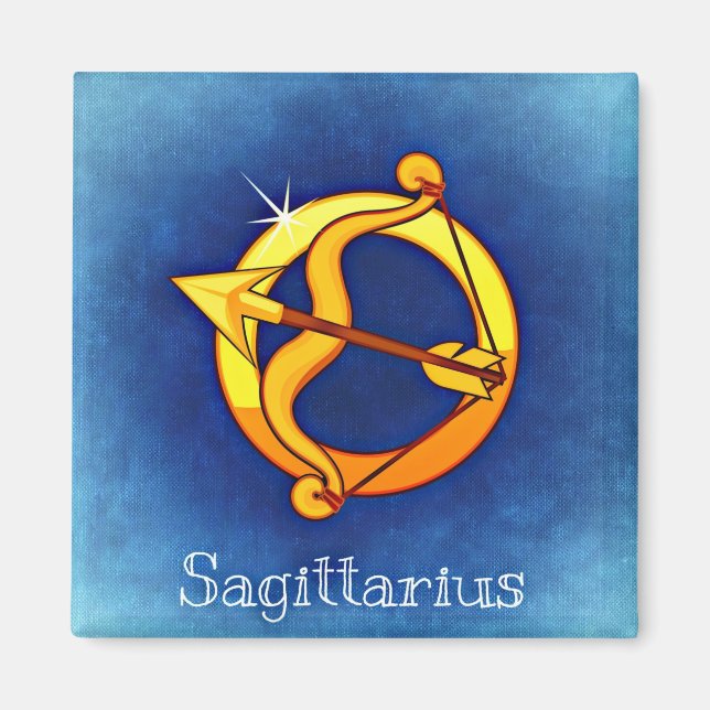 sagittarius zodiac magnet (Framsidan)