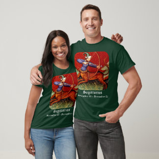 Sagittarius Zodiac Medieval Impressionism Unisex T Shirt