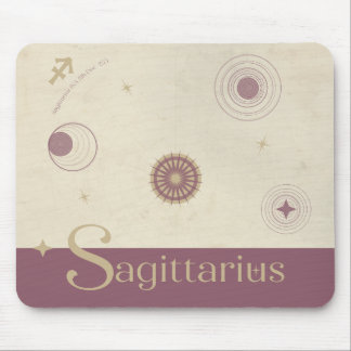 Sagittarius Zodiac Mousepad Musmatta
