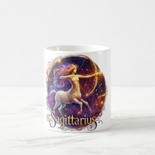 Sagittarius Zodiac Mugg - Fiery & Adventurous Desi