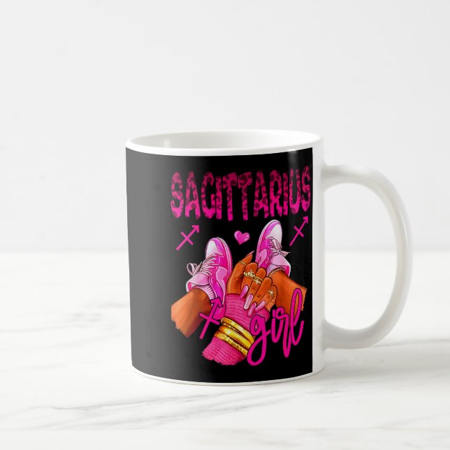 Sagittarius Zodiac Sign Birthday Queens Horoscope  Kaffemugg (Höger)