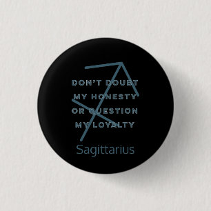 Sagittarius Zodiac Sign Fun Quote Blue Birthday Knapp