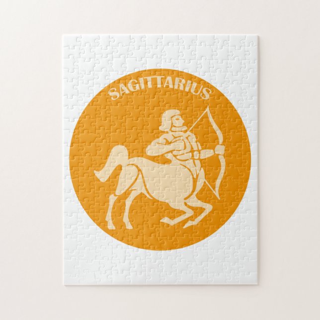 Sagittarius, Zodiac Sign, Horoscope, Astrology Pussel (Vertikal)