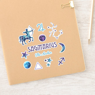 Sagittarius Zodiac Sticker Collection Klistermärken
