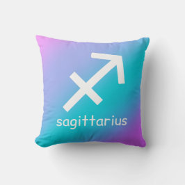 Sagittarius Zodiac Stjärntecken Astrology Gradient Kudde