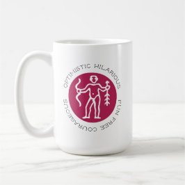 Sagittarius Zodiac Stjärntecken Personality Trait Kaffemugg