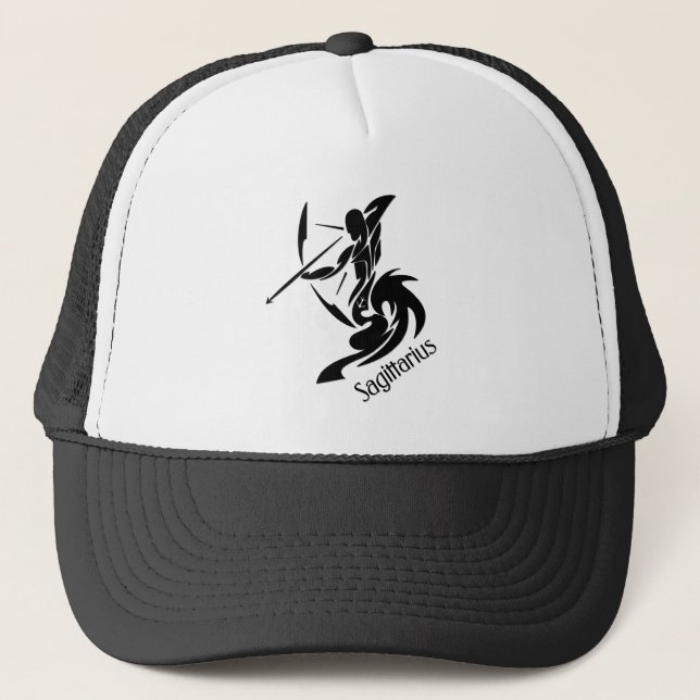 Sagittarius Zodiac Symbol och Sign Keps (Framsida)