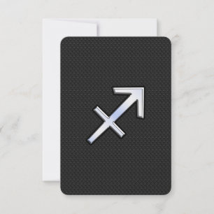 Sagittarius Zodiac Symbol på svart ormhud