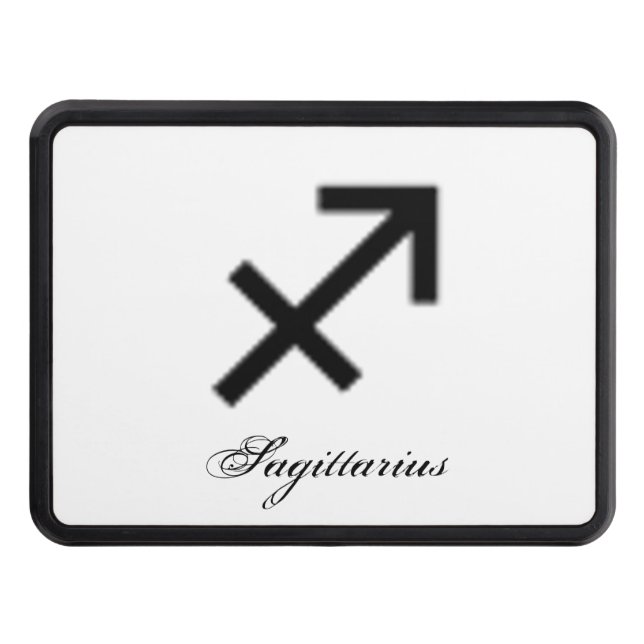 Sagittarius Zodiac Symbol Standard av K Yoncich Skydd För Dragkrok (Framsidan)