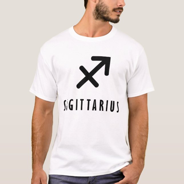 Sagittarius zodiac t shirt (Framsida)