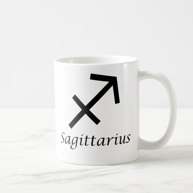 "Sagittarius" Zodiac-tecken Kaffemugg (Höger)