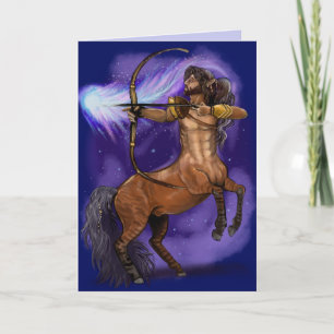 Sagittarius Zodiac-tecken Kort
