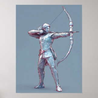 Sagittarius Zodiac-tecken Poster
