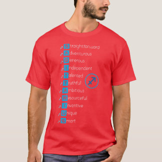 Sagittarius Zodiac-tecken T Shirt