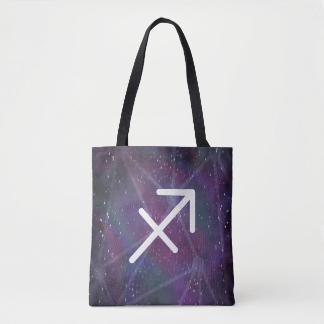 Sagittarius Zodiac Tote Bag Tygkasse (Framsida)