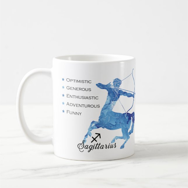 Sagittarius Zodiac Traits Mugg (Vänster)