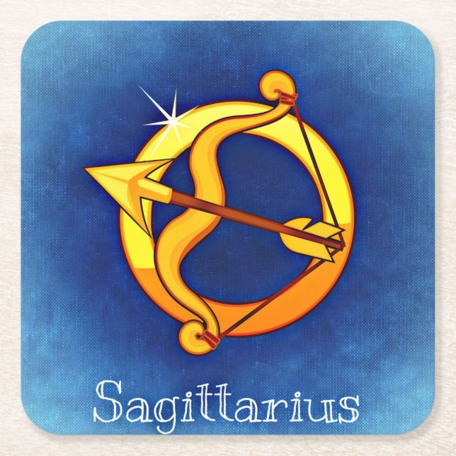 sagittarius zodiac underlägg (Framsidan)